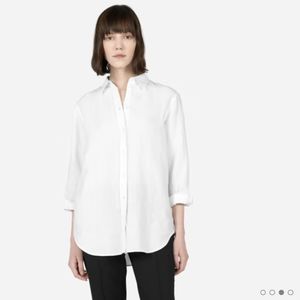 Everlane Relaxed Linen Shirt in White